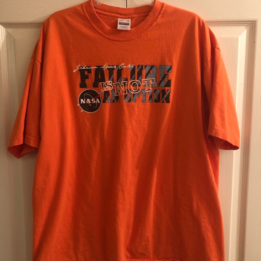 Orange NASA T-shirt